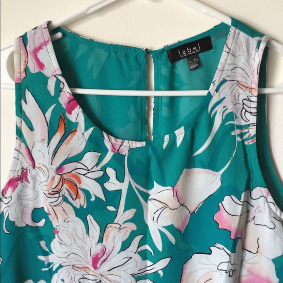 Label RACHEL Rachel Roy Floral Top - Picture 3 of 7